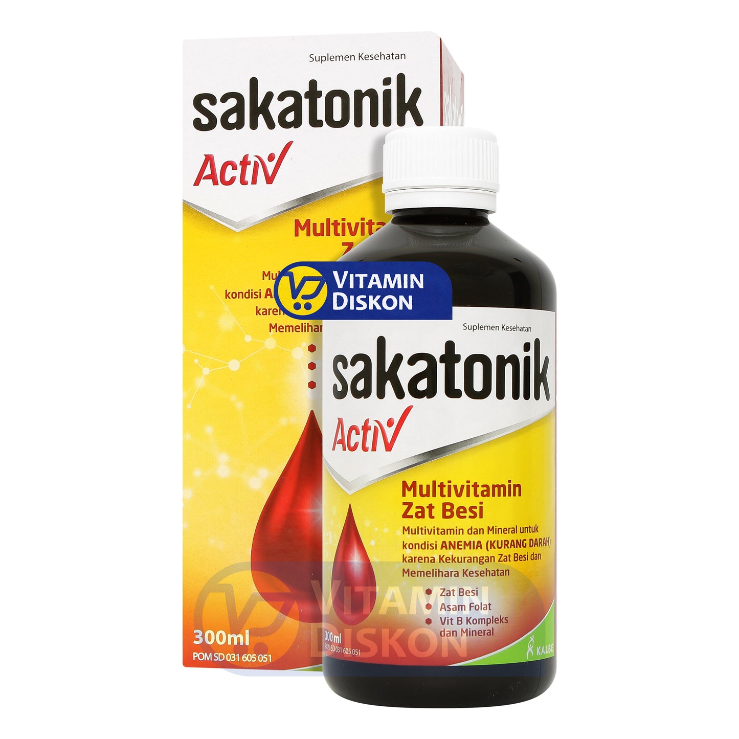 SAKATONIK ACTIV SIRUP 300ML