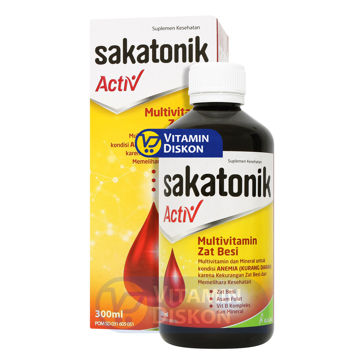SAKATONIK ACTIV SIRUP 300ML