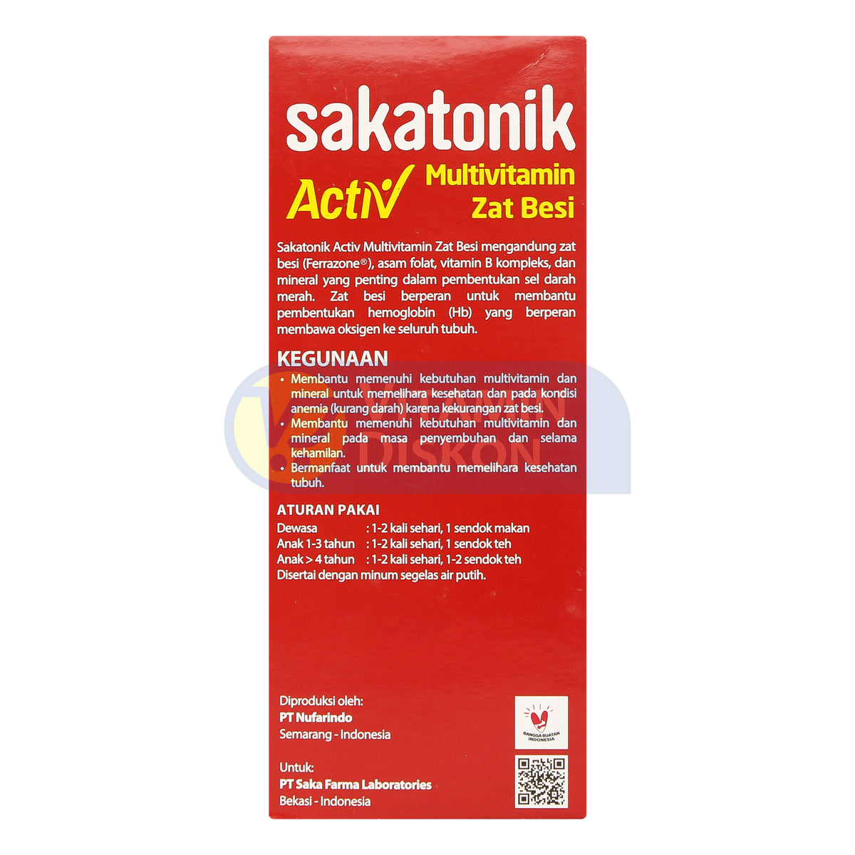 SAKATONIK ACTIV SIRUP 300ML