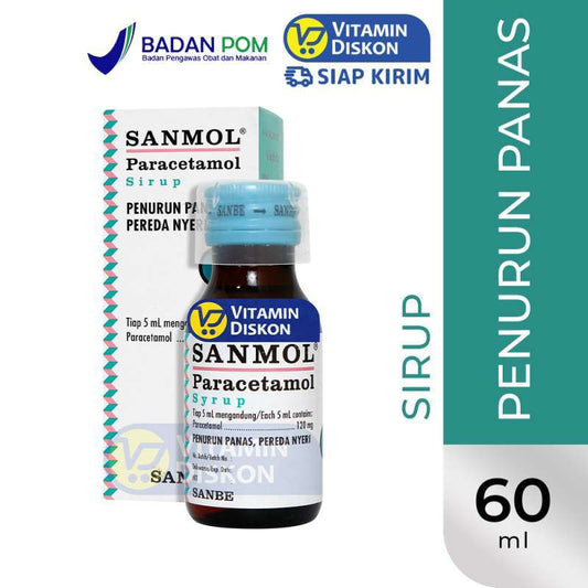 SANMOL SIRUP ISI 60ML Default Title