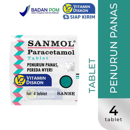 SANMOL TABLET 1 STRIP 4 TABLET Default Title