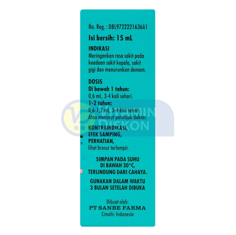 SANMOL DROPS ISI 15ML