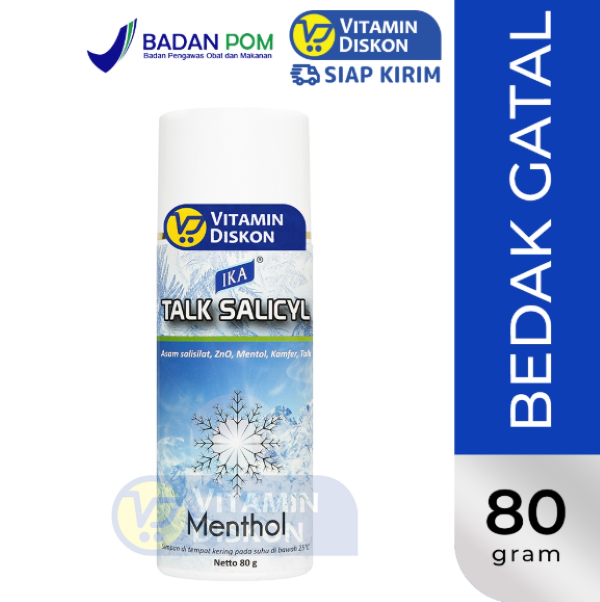 IKA TALK SALICYL MENTHOL - 80GR
