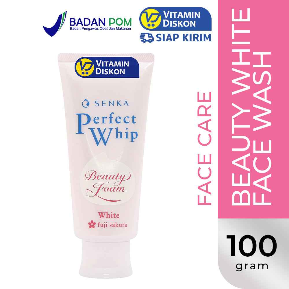 SENKA PERFECT WHIP BEAUTY FOAM WHITE 100 GR