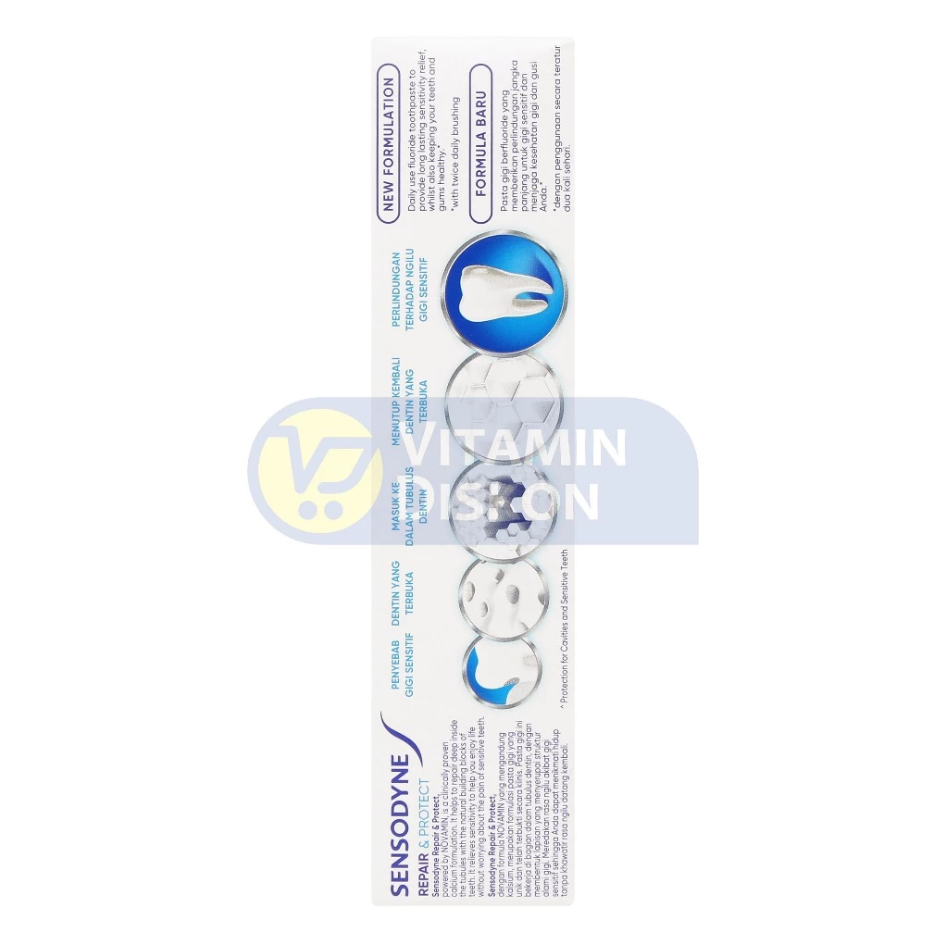 SENSODYNE WHITENING REPAIR AND PROTECT DEEP PROTECTION 100GR