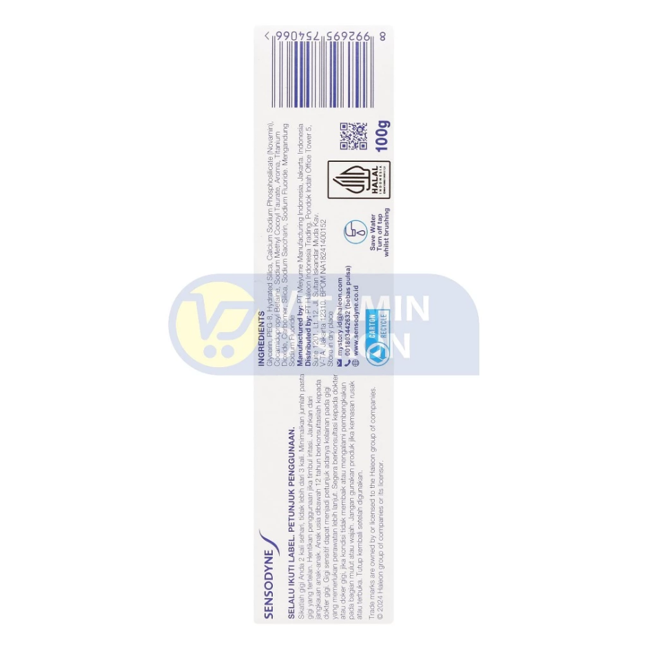 SENSODYNE WHITENING REPAIR AND PROTECT DEEP PROTECTION 100GR