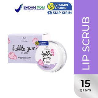LIPLAPIN LIP SCRUB BUBBLE GUM 15GR