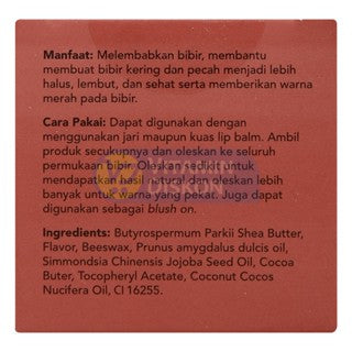 LIPLAPIN TINTED LIP BALM RED ROSE 10GR