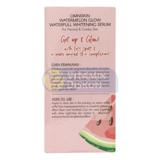 OMNISKIN WATERMELON GLOW WATERFULL WHITENING SERUM 20ML
