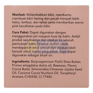 LIPLAPIN TINTED LIP BALM COCOA BUTTER 10GR