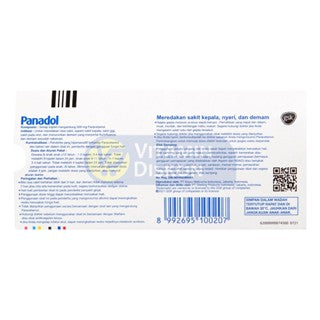 PANADOL BIRU CAPLET 1 STRIP ISI 10 TABLET