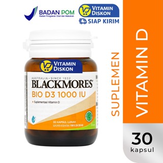 BLACKMORES BIO D3 1000IU BPOM KALBE - 30 CLEAR CAPSULE