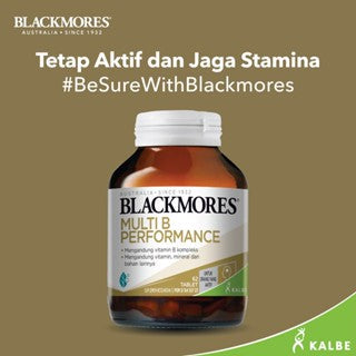 BLACKMORES MULTI B PERFORMANCE BPOM KALBE 30 TAB