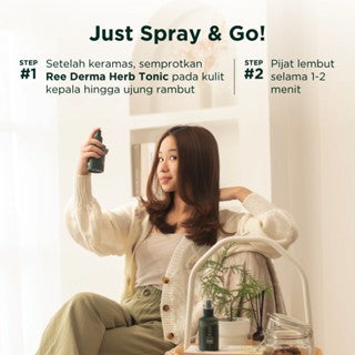 REE DERMA WELLNESS HERB TONIC HAIR AND SCALP 150ML
