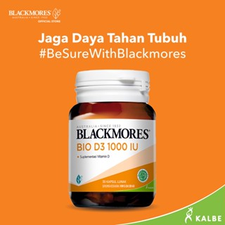 BLACKMORES BIO D3 1000IU BPOM KALBE - 30 CLEAR CAPSULE