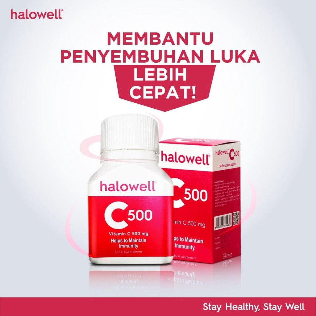 HALOWELL VIT C 500 MG ISI 30 KAPLET