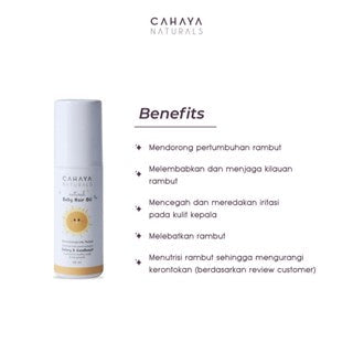 CAHAYA NATURALS BABY HAIR GROWTH OIL - 60 ML