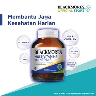 BLACKMORES MULTIVITAMINS PLUS MINERALS BPOM KALBE - 60 TAB