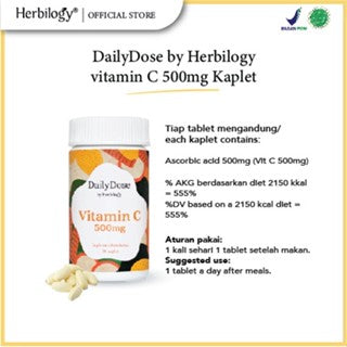 HERBILOGY DAILYDOSE VITAMIN C 500 MG 30 TABS