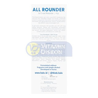 HALE ALL ROUNDER GEL CREAM MOISTURIZER 40GR