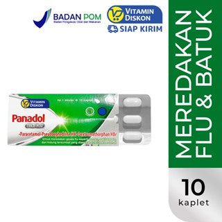 PANADOL COLD DAN FLU 1 STRIP ISI 10 TABLET