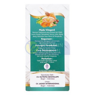 MADU VITAGERD MADU HERBAL UNTUK MENJAGA KESEHATAN PENCERNAAN - 350GR