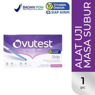OVUTEST STRIP - ALAT TEST KESUBURAN SEKALI PAKAI ISI 1 SACHET