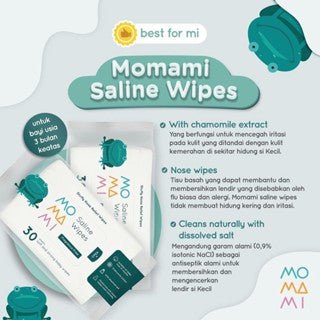 MOMAMI SALINE WIPES 30 SHEETS