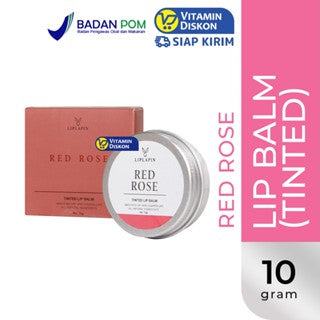 LIPLAPIN TINTED LIP BALM RED ROSE 10GR