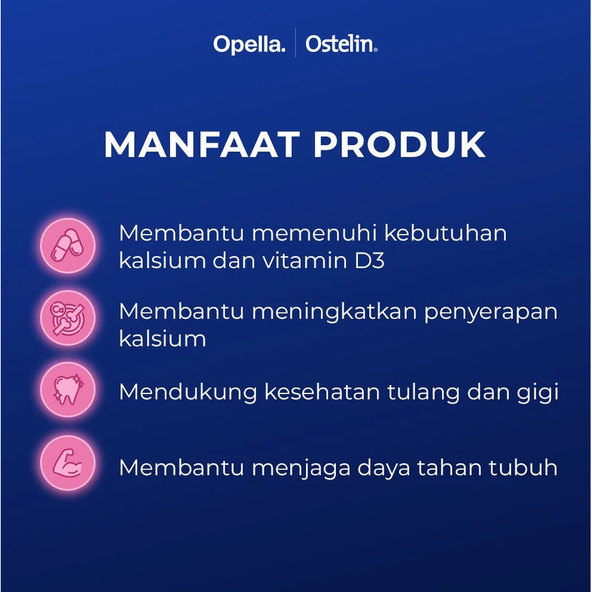 OSTELIN CALCIUM AND VITAMIN D3 500IU 130 TABLET