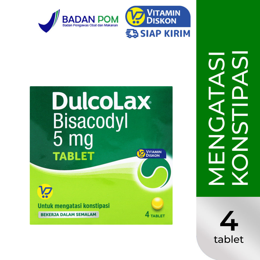 DULCOLAX BISACODYL 5MG 4 TABLET