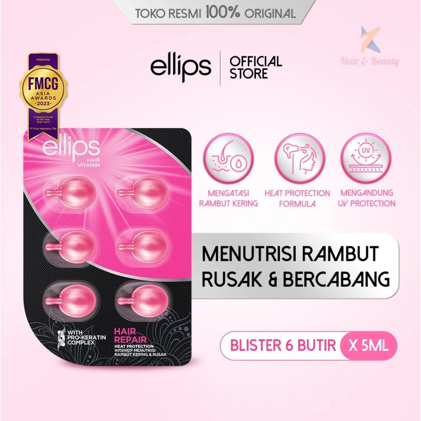 ELLIPS HAIR VITAMIN PRO KERATIN HAIR REPAIR 6 PCS Default Title