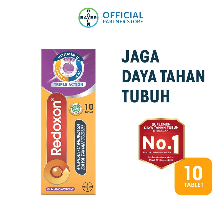REDOXON TRIPLE ACTION BLACKCURRANT 10 TABLET