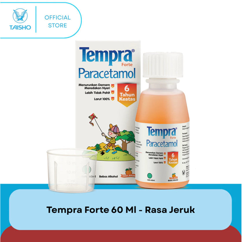 TEMPRA FORTE PARACETAMOL 60ML RASA JERUK