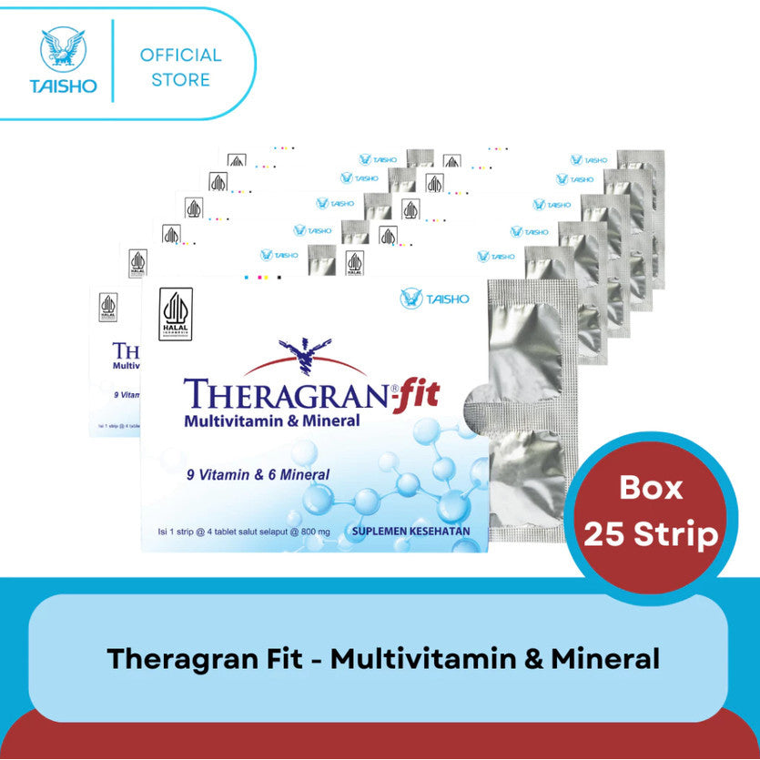 THERAGRAN FIT 1 BOX 25 STRIPS