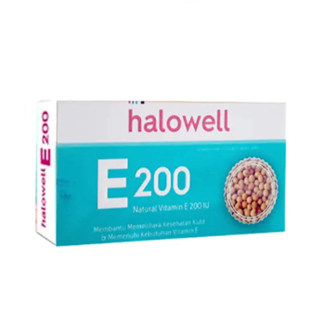 HALOWELL E200 VITAMIN E 200 IU 1 BOX ISI 2 STRIP