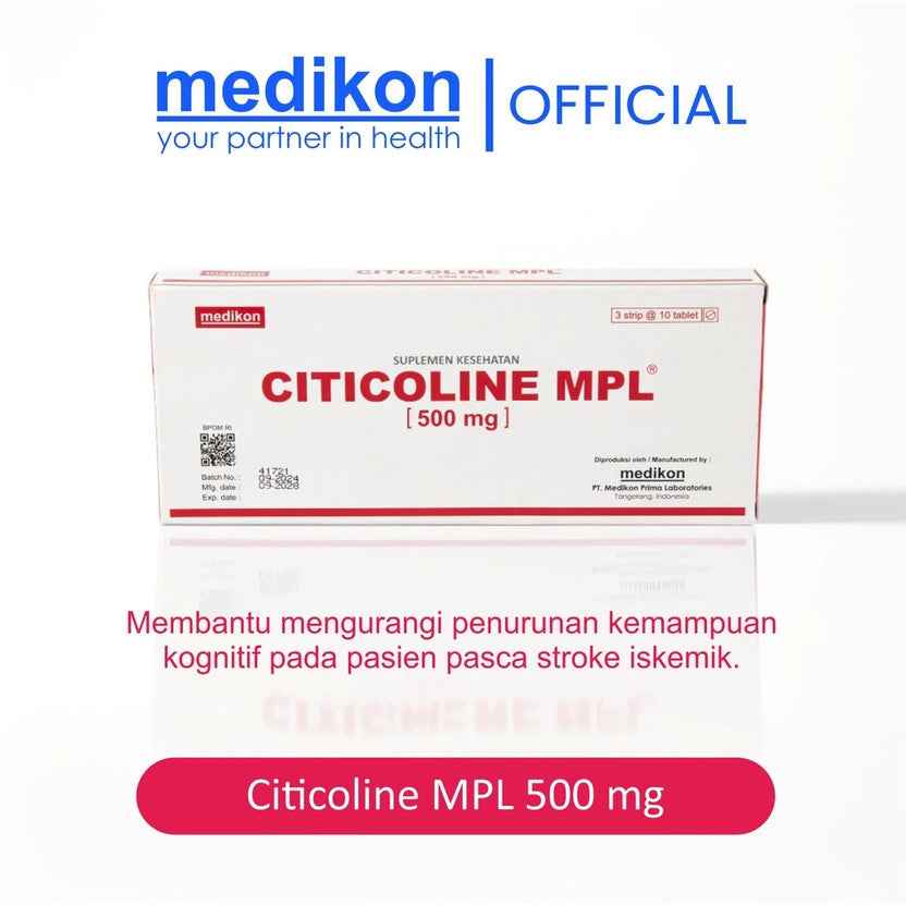 CITICOLINE MPL 500 MG 1 BOX ISI 3 STRIP