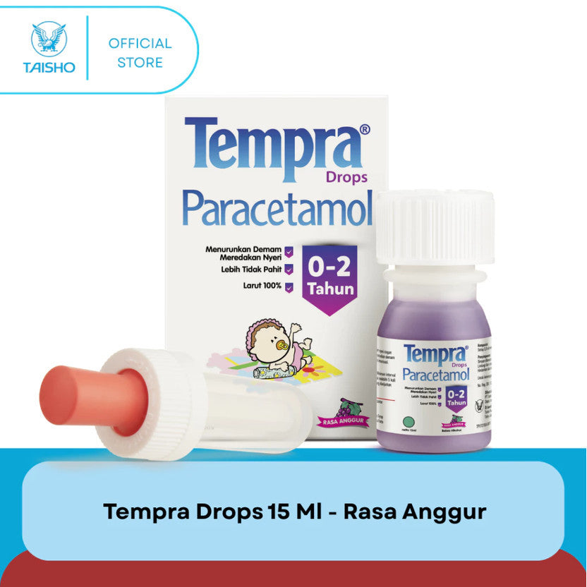 TEMPRA DROPS PARACETAMOL 15ML RASA ANGGUR