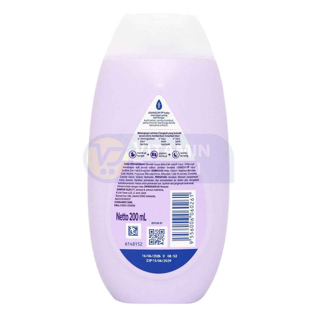 JOHNSON BABY BEDTIME LOTION 200 ML