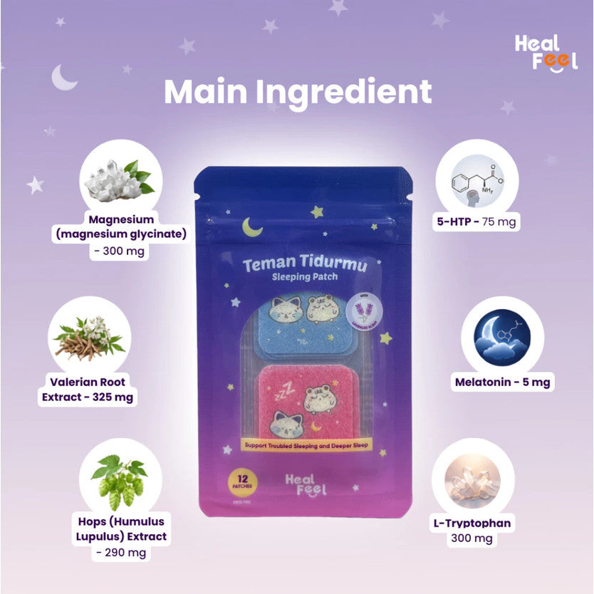 HEALFEEL SLEEPING PATCH LAVENDER 12 PATCH