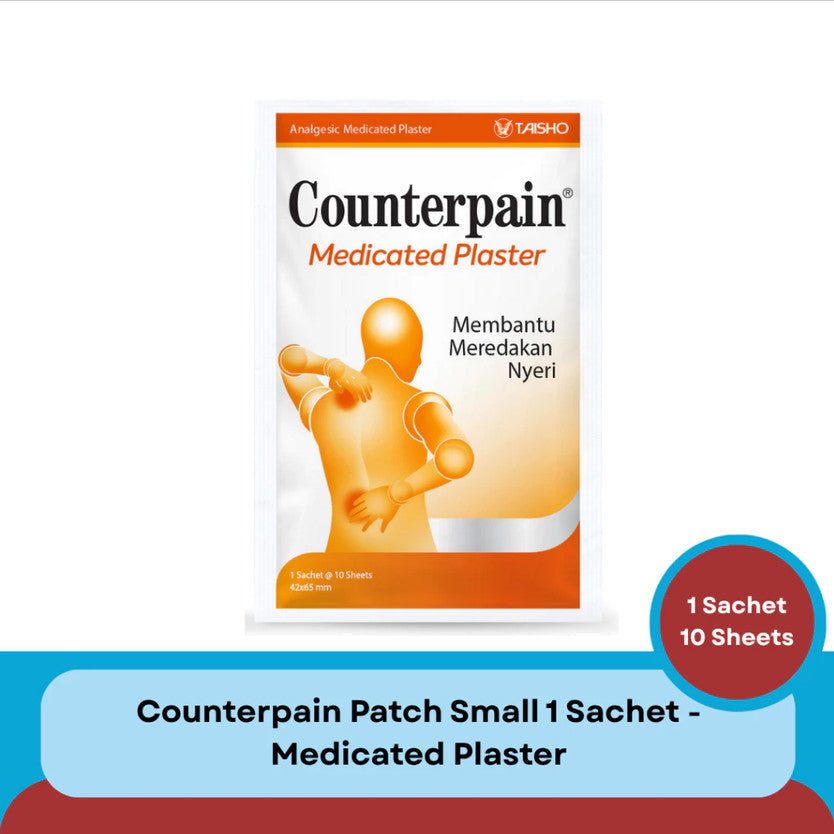 COUNTERPAIN MEDICATE PLESTER SMALL 1 SACHET
