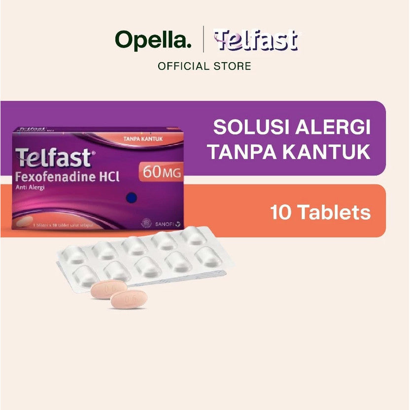 TELFAST 60MG 10 TABLET