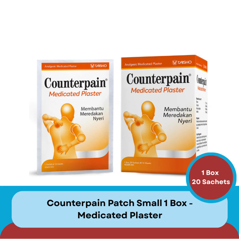COUNTERPAIN MEDICATE PLESTER SMALL 1 BOX 20 SACHET