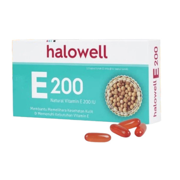 HALOWELL E200 VITAMIN E 200 IU 1 BOX ISI 2 STRIP
