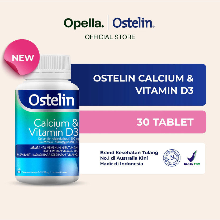 OSTELIN CALCIUM AND VITAMIN D3 500IU 30 TABLET