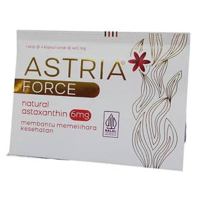 ASTRIA FORCE NATURAL ASTAXANTHIN 6 MG 4 KAPSUL