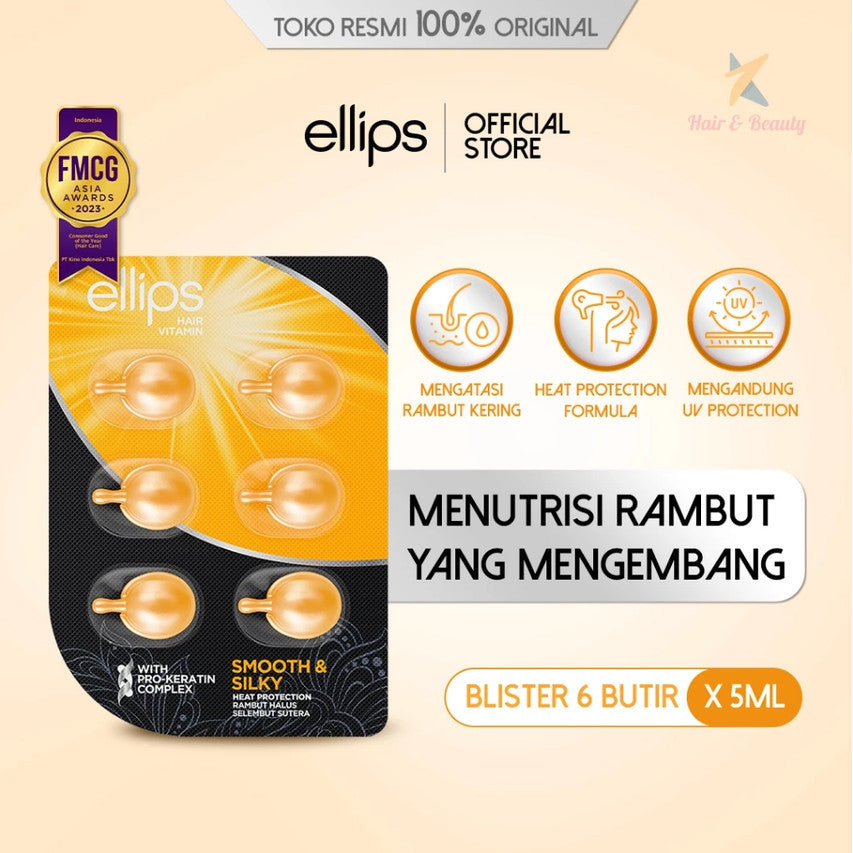 ELLIPS HAIR VITAMIN PRO KERATIN SMOOTH AND SILKY 6 PCS Default Title