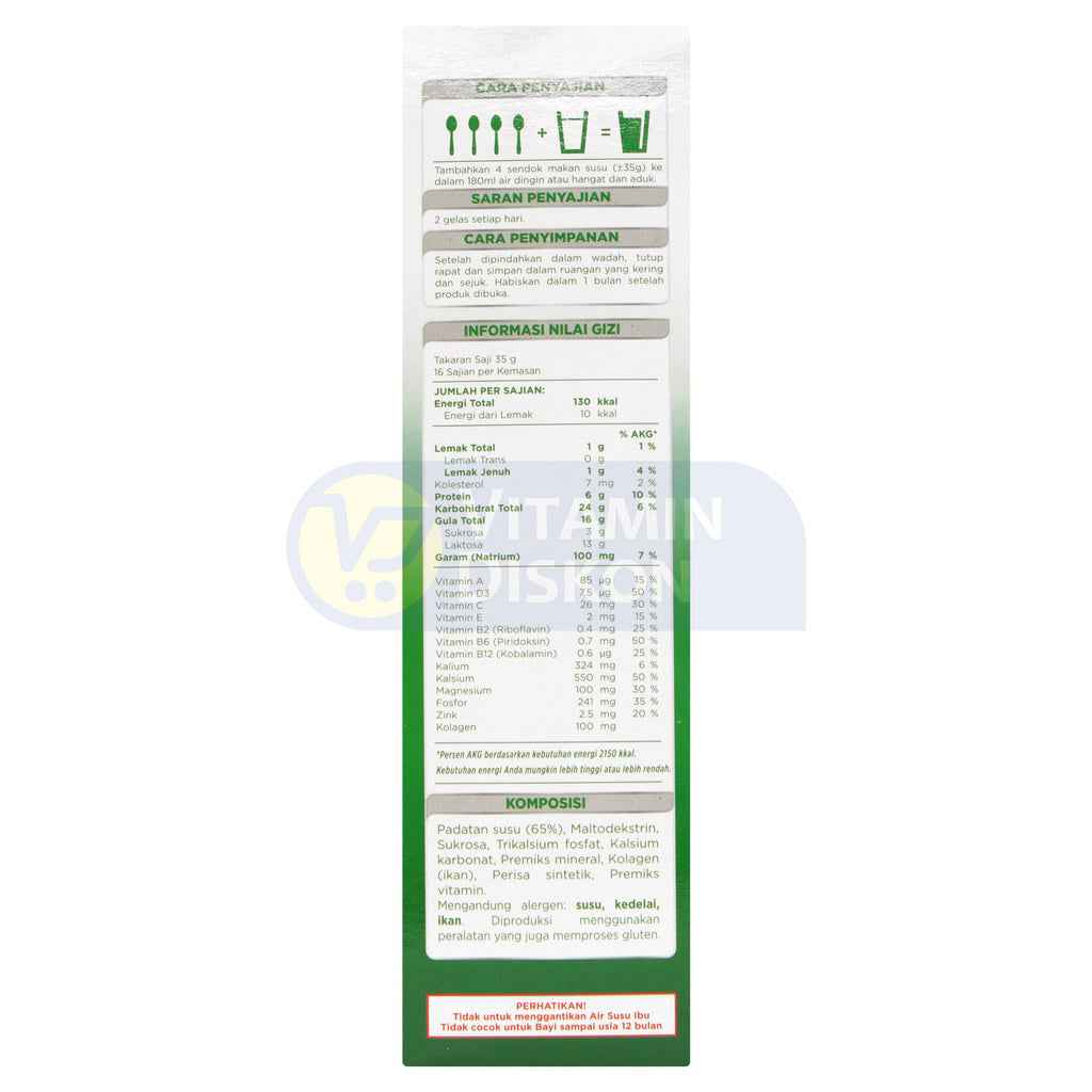 ANLENE ACTIFIT VANILLA 560G | SUSU BUBUK DEWASA, RASA VANILLA, KESEHATAN TULANG, SENDI, OTOT, KALSIUM, KOLAGEN, MAGNESIUM, ZINC, DAYA TAHAN TUBUH