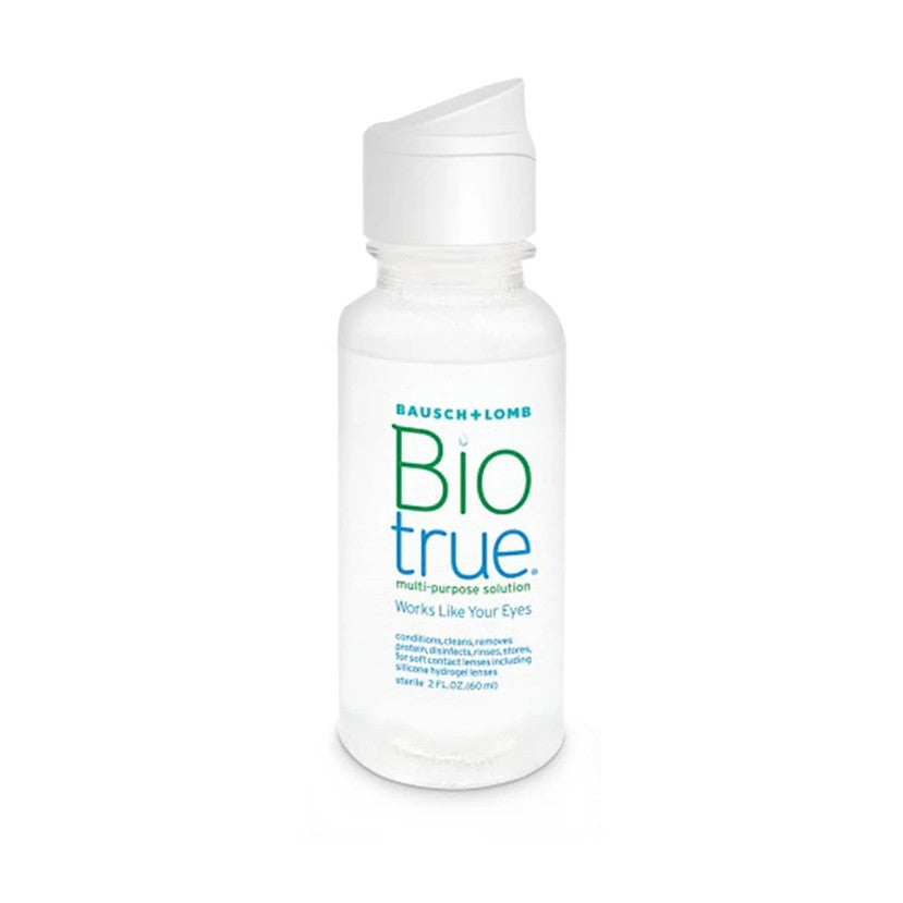 BAUSCH + LOMB BIO TRUE MPS 60 ML | CAIRAN PEMBERSIH SOFTLENS, CAIRAN LENSA KONTAK, PEMBERSIH LENSA KONTAK, PEMBILAS LENSA KONTAK, AIR CUCI SOFTLENS, PERAWATAN LENSA, MELEMBABKAN LENSA