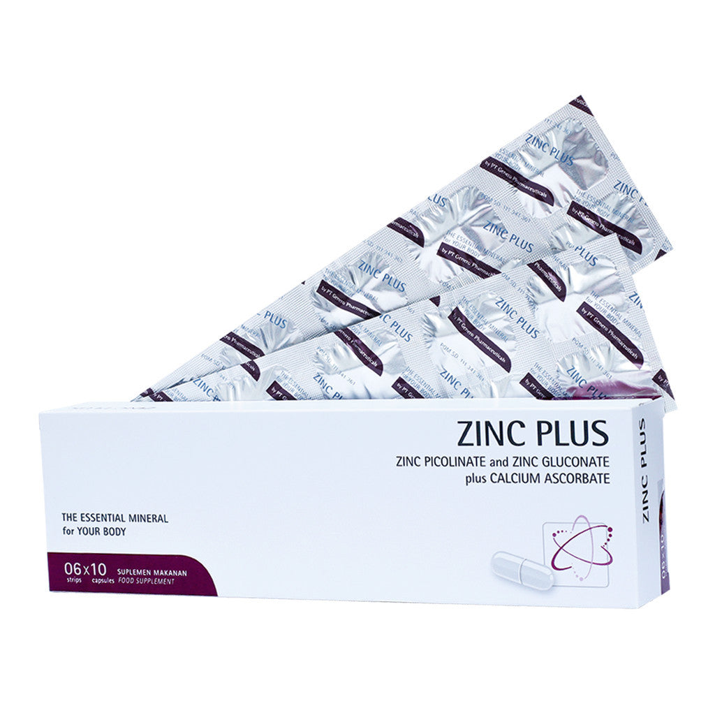 DERMA XP ZINC PLUS SUPLEMEN MAKANAN 1 STRIP 10 KAPSUL